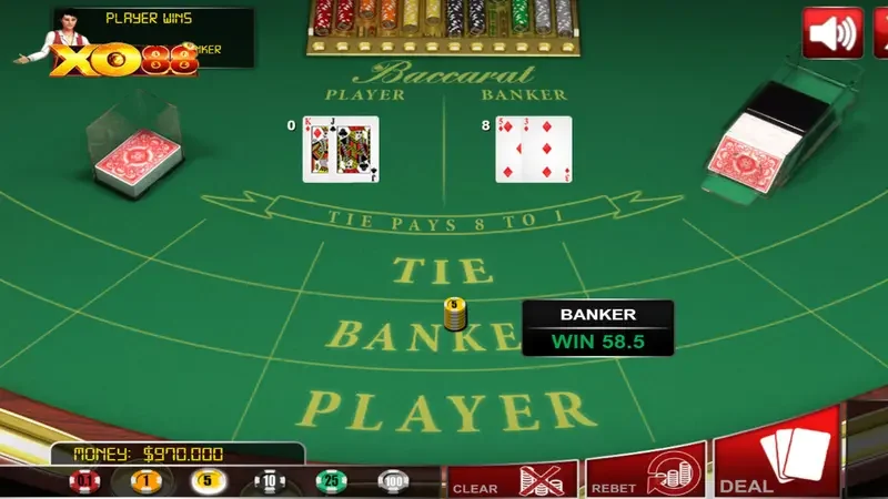 Các biến thể bài đa dạng của Baccarat