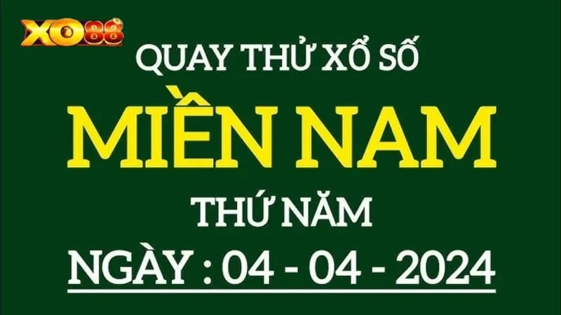 quay thử xố số miền Nam